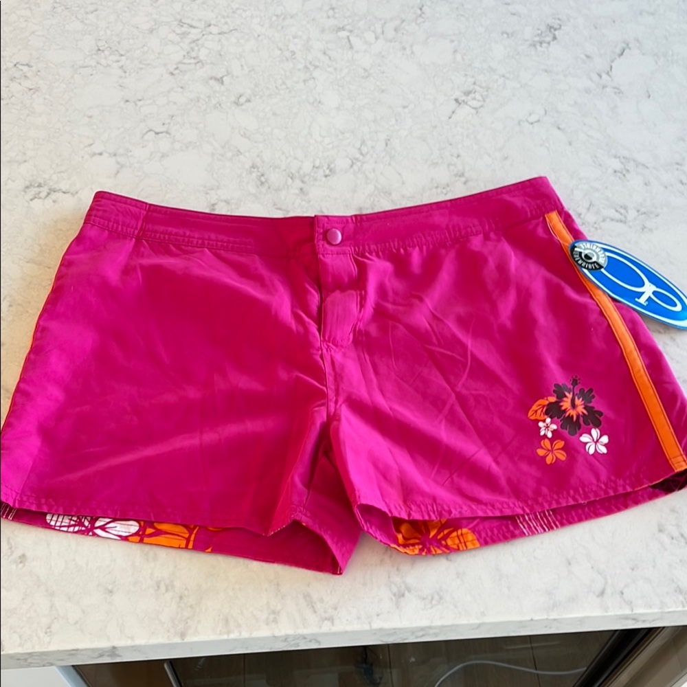 Pink Floral Women's Shorts